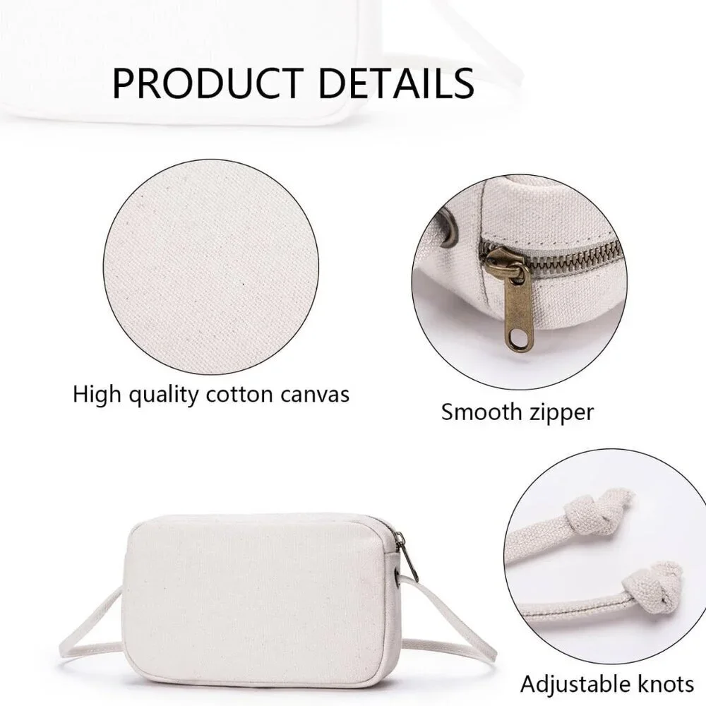 Women's Nylon Crossbody Bag Small Shoulder Purse with External Pocket
